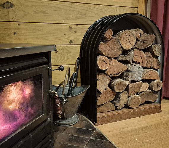 Firewood Stackers - The Veggie Garden Firewood Stackers - The Veggie Garden