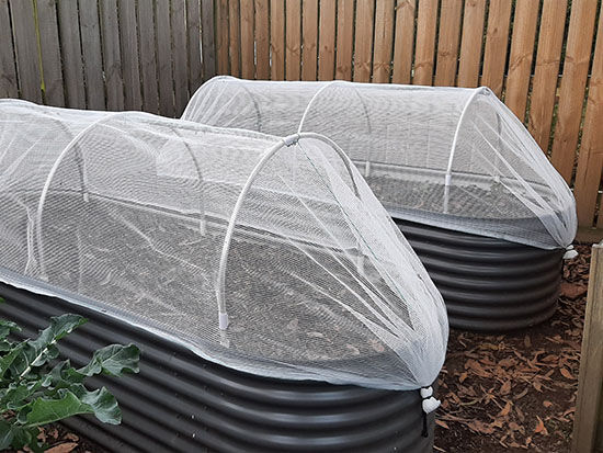 Garden Bed Covers - The Veggie Garden