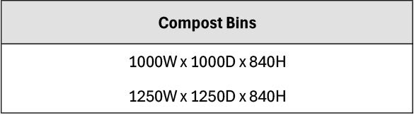 Compost Bin Sizes - The Veggie Garden Compost Bin Sizes - The Veggie Garden